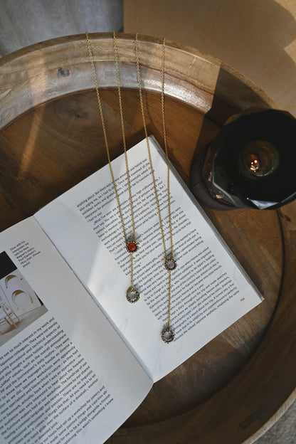 ダニエラデマルキ / Daniela de Marchi <br> Inclusion Collection<br> ネックレス（Necklace）［ CL5614 OVIローズクォーツ］