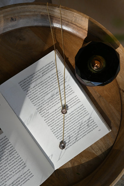 ダニエラデマルキ / Daniela de Marchi <br> Inclusion Collection<br> ネックレス（Necklace）［ CL5614 OVIローズクォーツ］