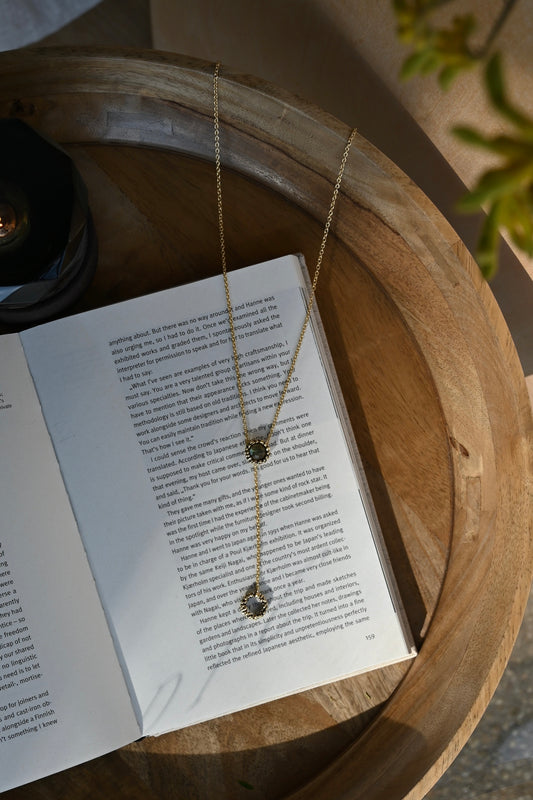 ダニエラデマルキ / Daniela de Marchi <br> Inclusion Collection<br> ネックレス（Necklace）［ CL5614 OBR ラブラドライト］