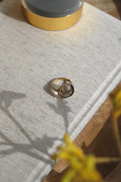 ダニエラデマルキ / Daniela de Marchi <br> Little Secrets Collection <br>リング（Ring）［AN138 OBR スモーキークオーツ］#11