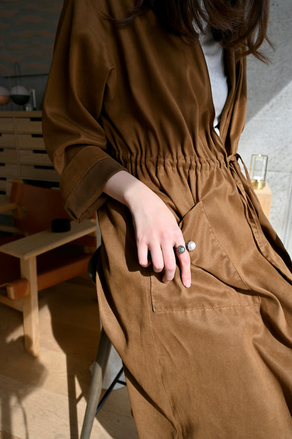 ダニエラデマルキ / Daniela de Marchi <br> BIG BANG Collection <br>リング（Ring)［AN0232 BBR  パール/ラブラドライト］Free Size