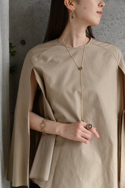 ダニエラデマルキ / Daniela de Marchi <br> Inclusion Collection<br> ネックレス（Necklace）［ CL5614 OBR スモーキークオーツ］