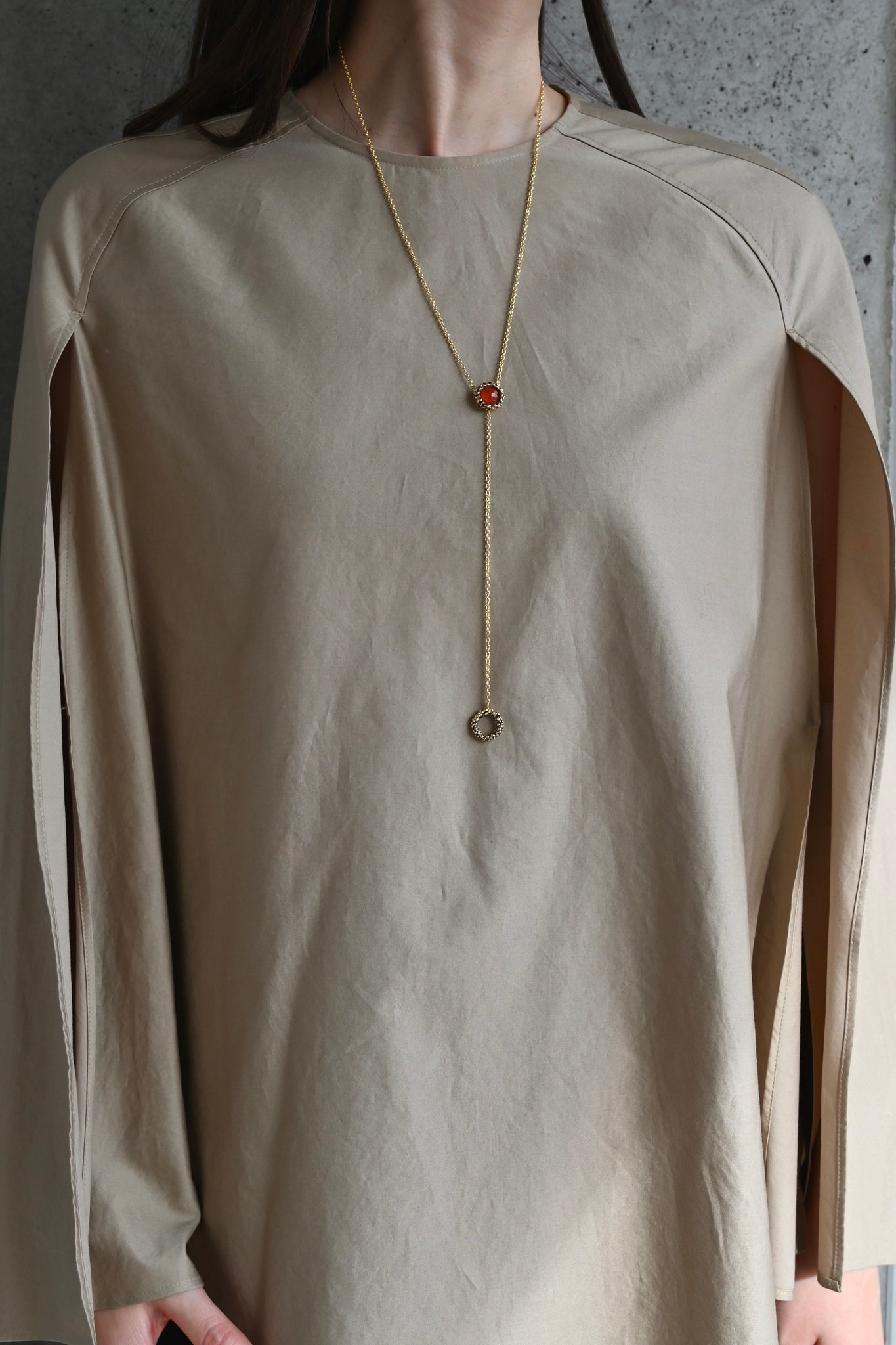 ダニエラデマルキ / Daniela de Marchi <br> Inclusion Collection<br> ネックレス（Necklace）［ CL5614 OBR カーネリアン］