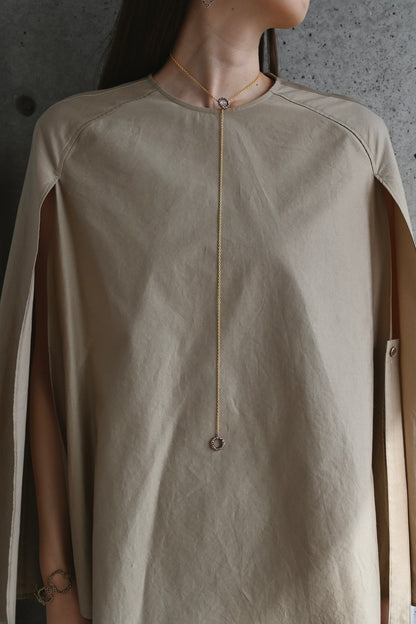 ダニエラデマルキ / Daniela de Marchi <br> Inclusion Collection<br> ネックレス（Necklace）［ CL5614 OVIローズクォーツ］