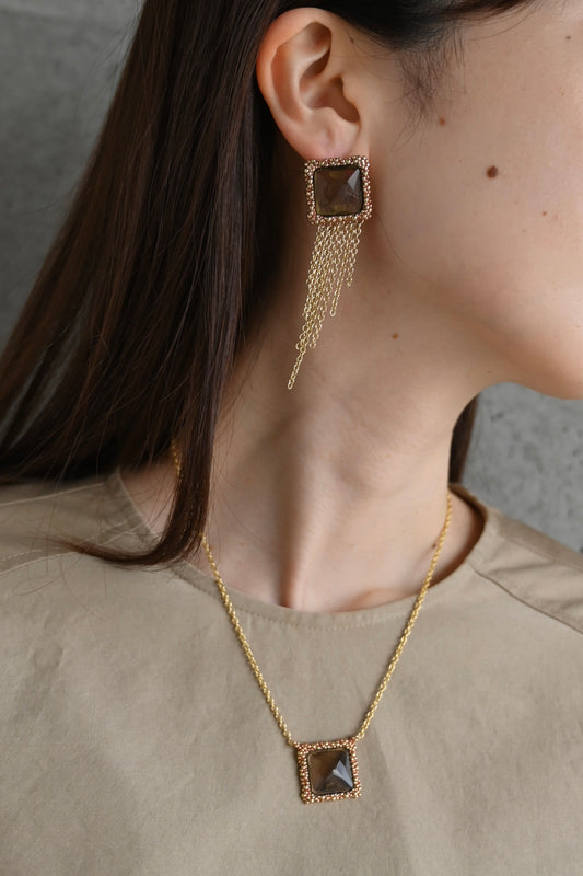 ダニエラデマルキ/Daniela de Marchi<br>Gatsby Collection<br>ピアス（Pierces）［OR1362 ORA スモーキークオーツ］