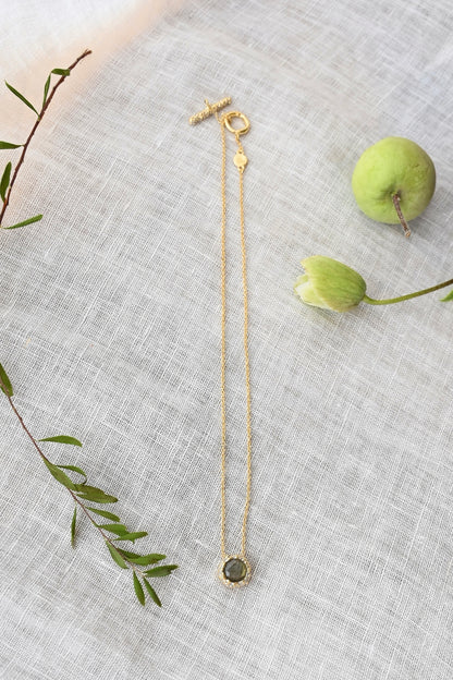 ダニエラデマルキ / Daniela de Marchi <br> Inclusion Collection<br>ネックレス（Necklace）［ CL5642 OAG ラブラドライト］