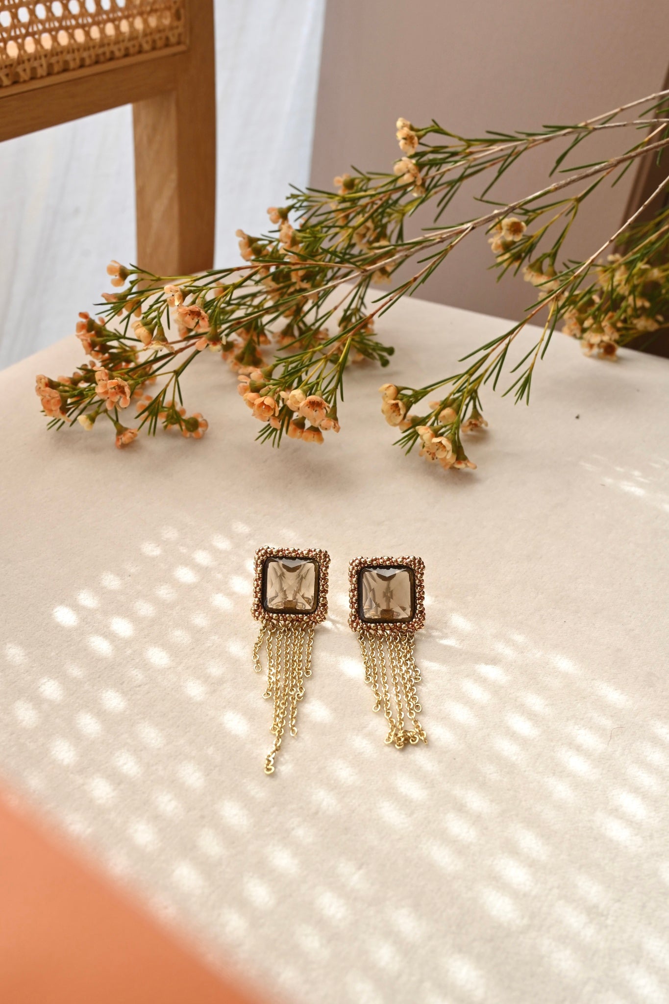 ダニエラデマルキ/Daniela de Marchi<br>Gatsby Collection<br>ピアス（Pierces）［OR1362 ORA スモーキークオーツ］