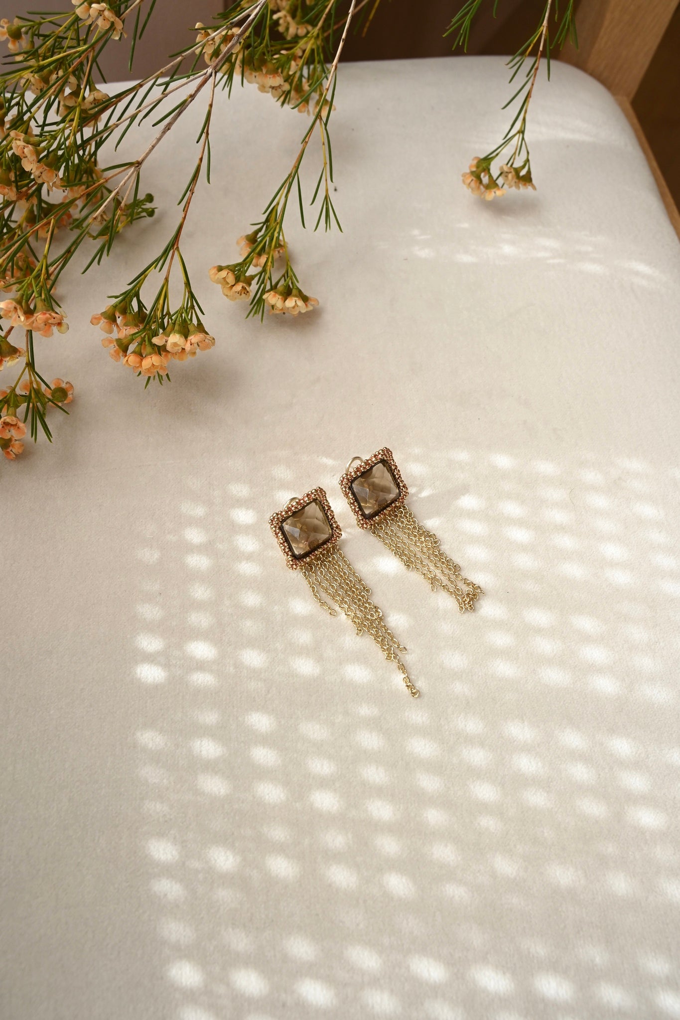 ダニエラデマルキ/Daniela de Marchi<br>Gatsby Collection<br>ピアス（Pierces）［OR1362 ORA スモーキークオーツ］