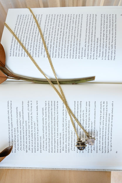 ダニエラデマルキ / Daniela de Marchi <br> Ghirigori Collection<br>ネックレス（Necklace）［ CL5491 OBR スモーキークオーツ×ローズクオーツ］