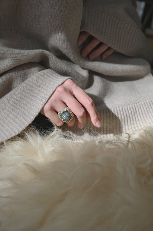 ダニエラデマルキ/Daniela de Marchi<br>Sweet&sour Collection <br>リング（Ring） [AN155 OAG ラブラドライト］