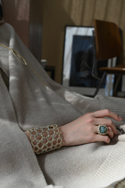 ダニエラデマルキ/Daniela de Marchi<br>Sweet&sour Collection <br>リング（Ring） [AN155 OAG ラブラドライト］