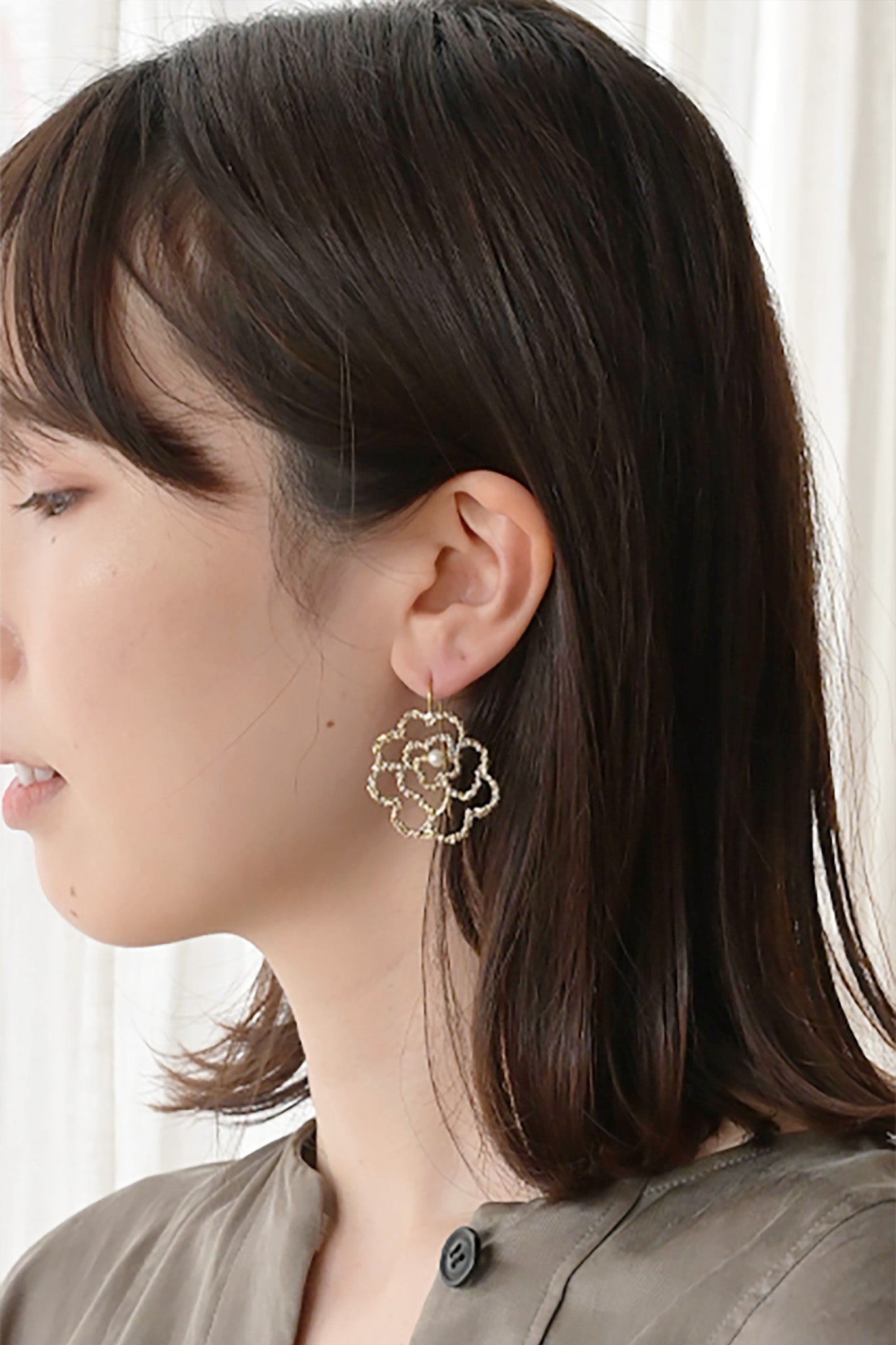 ダニエラデマルキ / Daniela de Marchi <br>Camelia Collection<br>ピアス（Pierces）［OR1082 OAG］