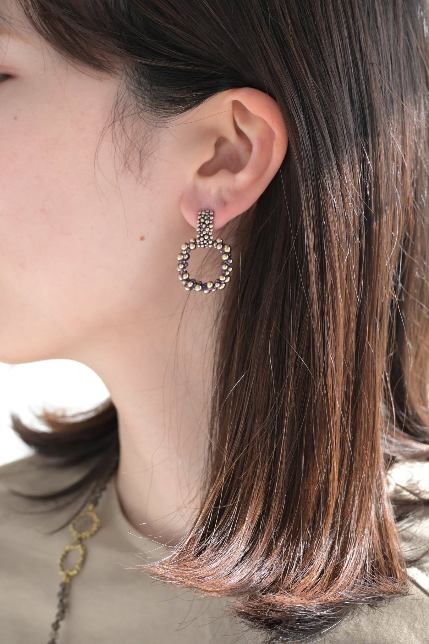 ダニエラデマルキ/Daniela de Marchi<br>La Voce Collection <br>ピアス（Pierces）［ OR1404 OBR］