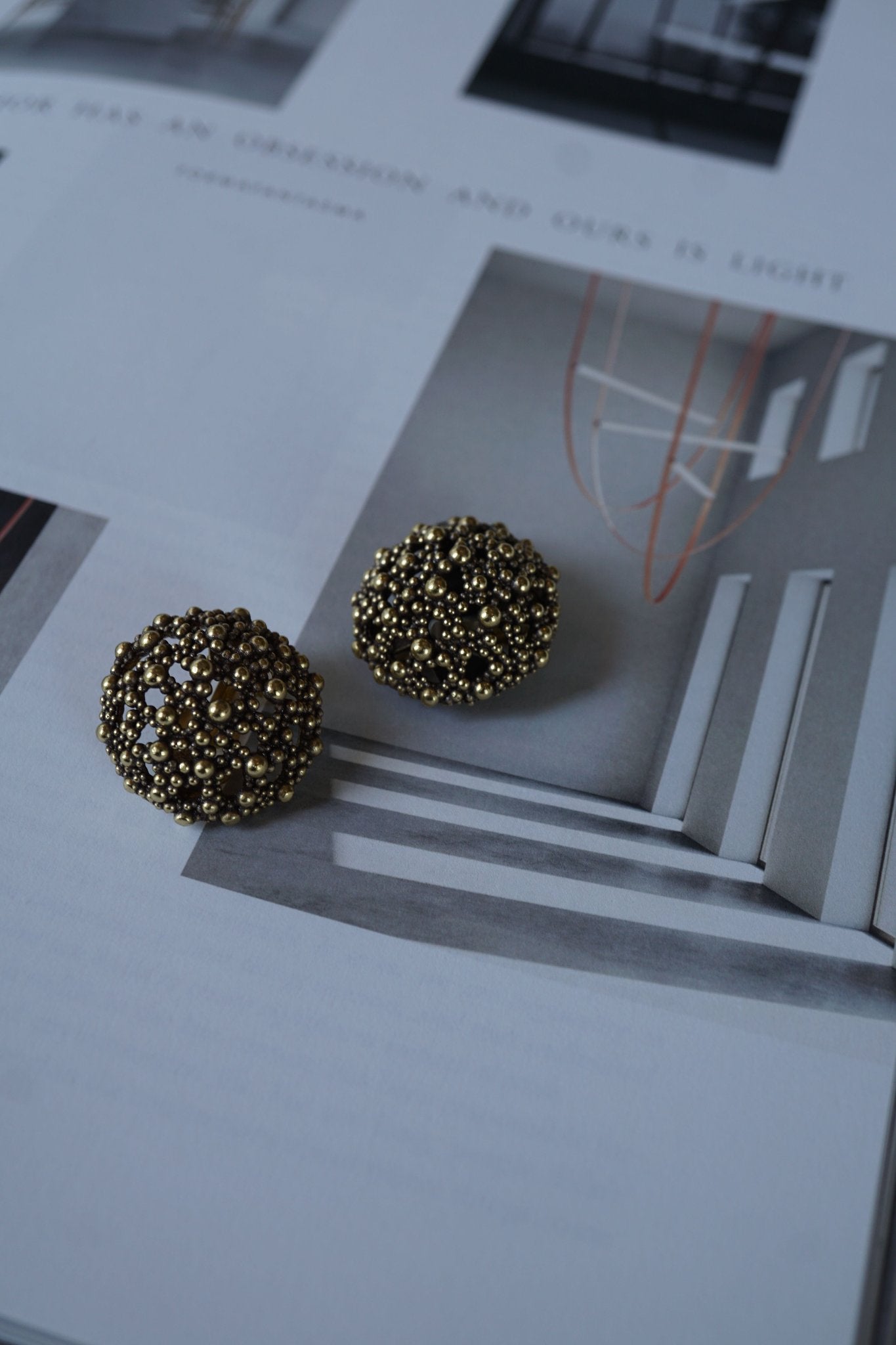 ダニエラデマルキ/Daniela de Marchi <br>GeosCollection <br>イヤリング（Earrings）[OR1357 OTBR ]