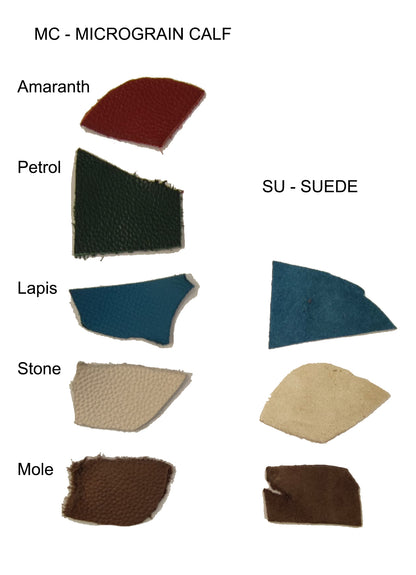 【オーダー】デ・クチュール/de Couture<br>チェーン レザー トートバッグ  LL size (ポーチ付)<br>Black / Metallic BlackSilver