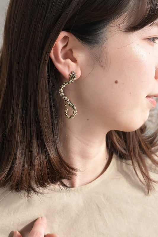 ダニエラデマルキ / Daniela de Marchi <br>  Serpenti Collection<br>ピアス（Pierces）［OR1090 OBR］