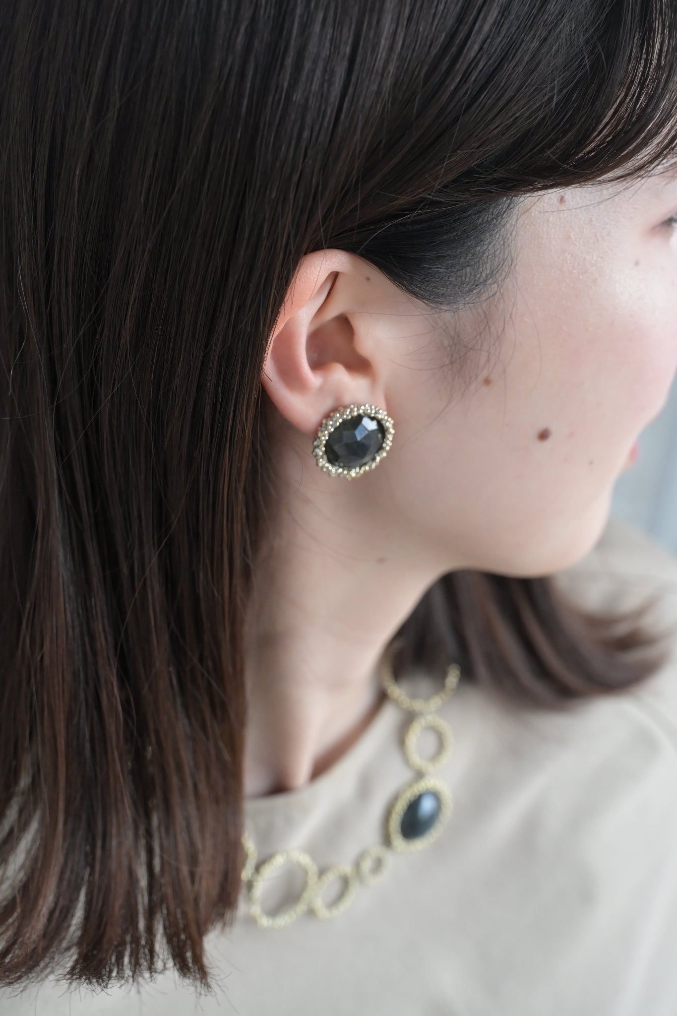 ダニエラデマルキ / Daniela de Marchi <br>Contaminazion Collection<br> イヤリング（Earrings）［OR1224 OAG ラブラドライト］