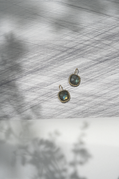 ダニエラデマルキ/Daniela de Marchi<br>Little Secrets collection<br>ピアス（Pierces）［OR1239 OAG ラブラドライト］