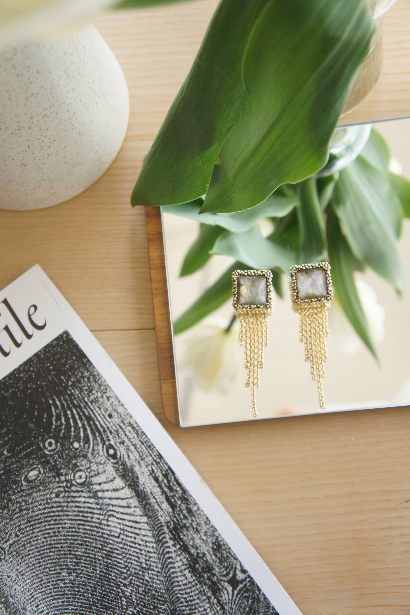ダニエラデマルキ/Daniela de Marchi<br>Gatsby Collection<br> イヤリング（Earrings）［OR1362 OAG ラブラドライト ］