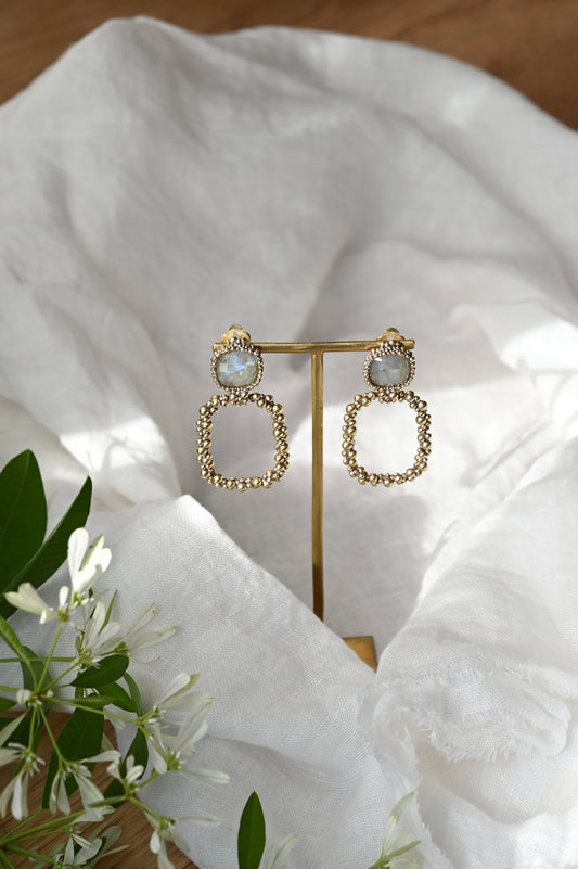 ダニエラデマルキ/Daniela de Marchi<br>La Voce Collection<br>イヤリング（Earrings）［OR1407 OBR  ラブラドライト］