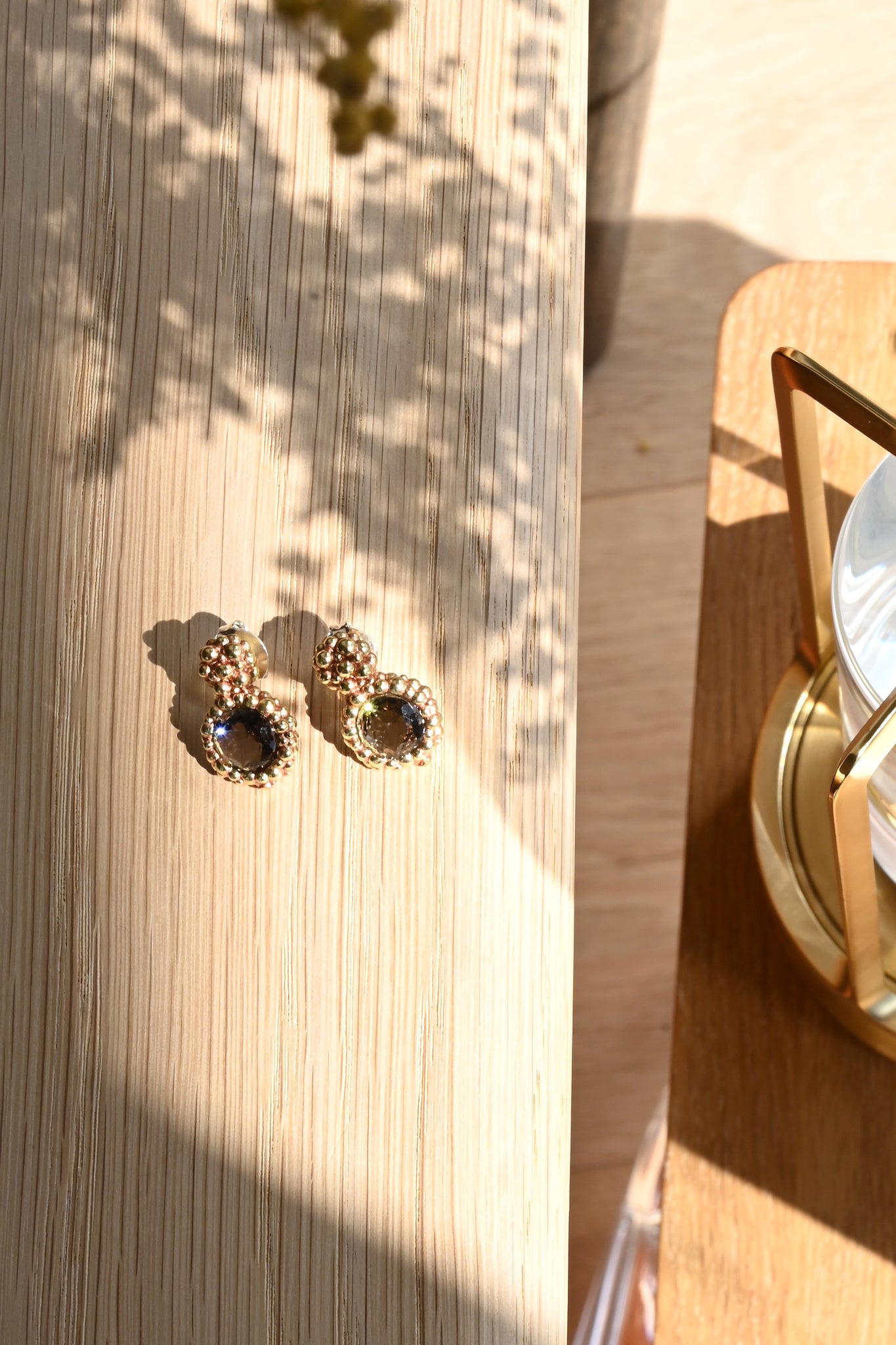 ダニエラデマルキ / Daniela de Marchi <br> BIG BANG Collection <br>ピアス（Pierce）［OR1424 ORA スモーキークオーツ］