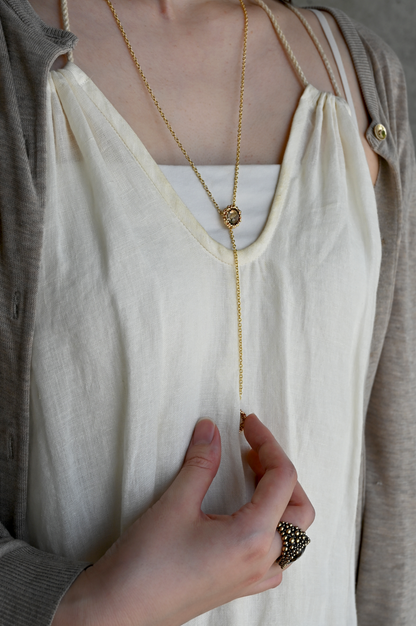 ダニエラデマルキ / Daniela de Marchi <br> Inclusion Collection<br> ネックレス（Necklace）［ CL5614 ORA スモーキークオーツ］