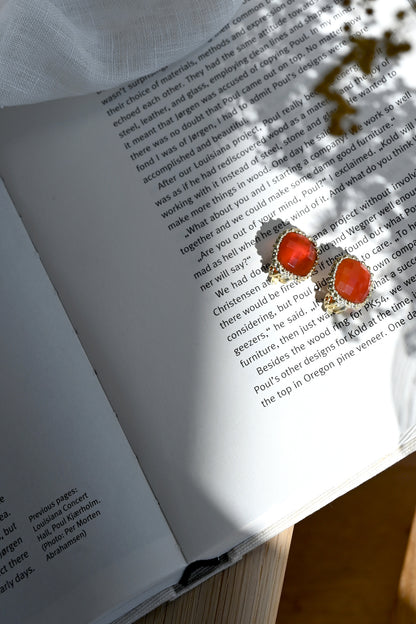 ダニエラデマルキ/Daniela de Marchi<br>La Voce Collection<br>イヤリング（Earrings）［ OR1409 OAG カーネリアン］