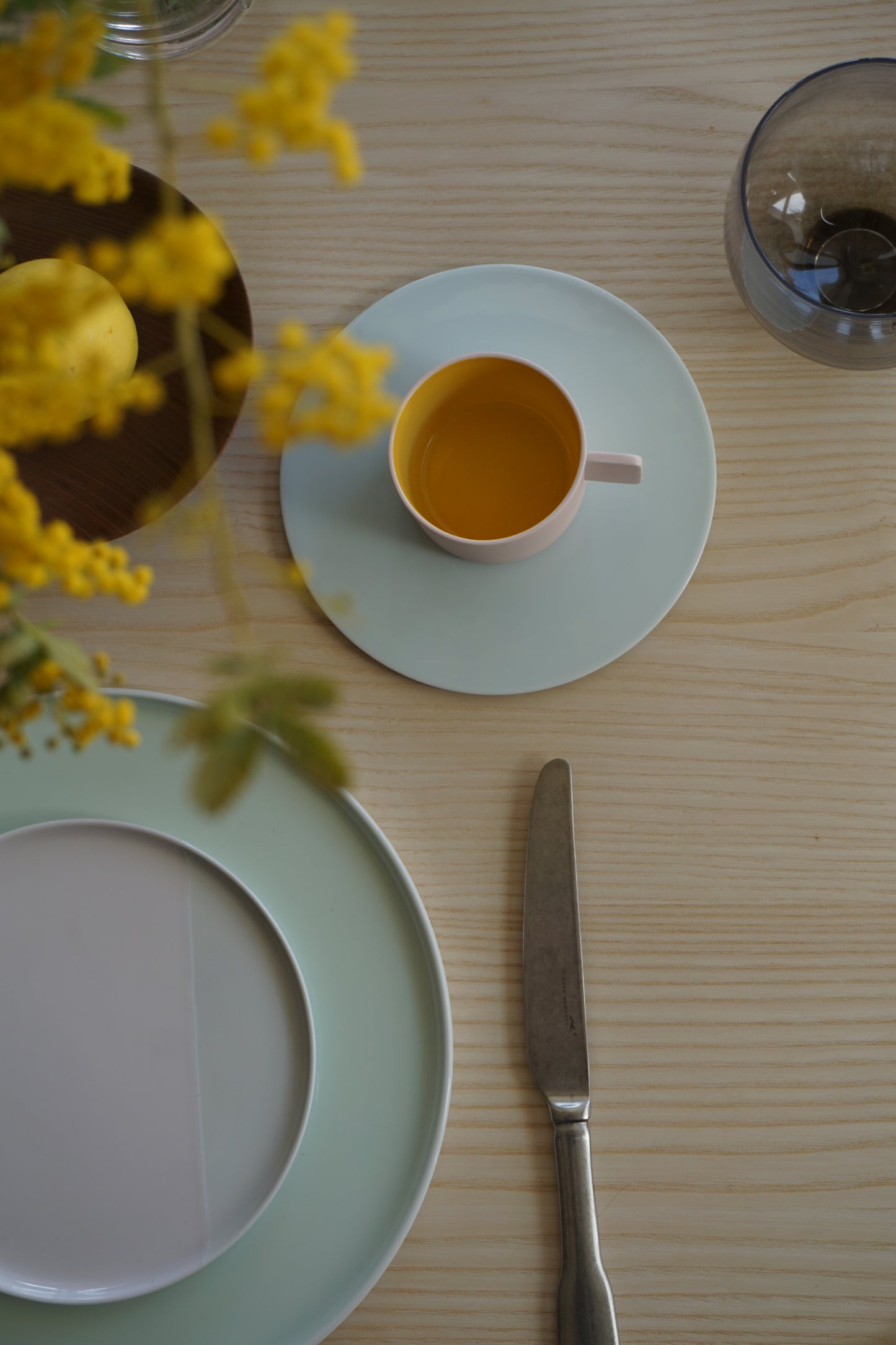 1616 / arita japan　Coffee Cup　Saucer　Light brown　アリタジャパン　コーヒーカップ　ソーサー　ライトブラウン