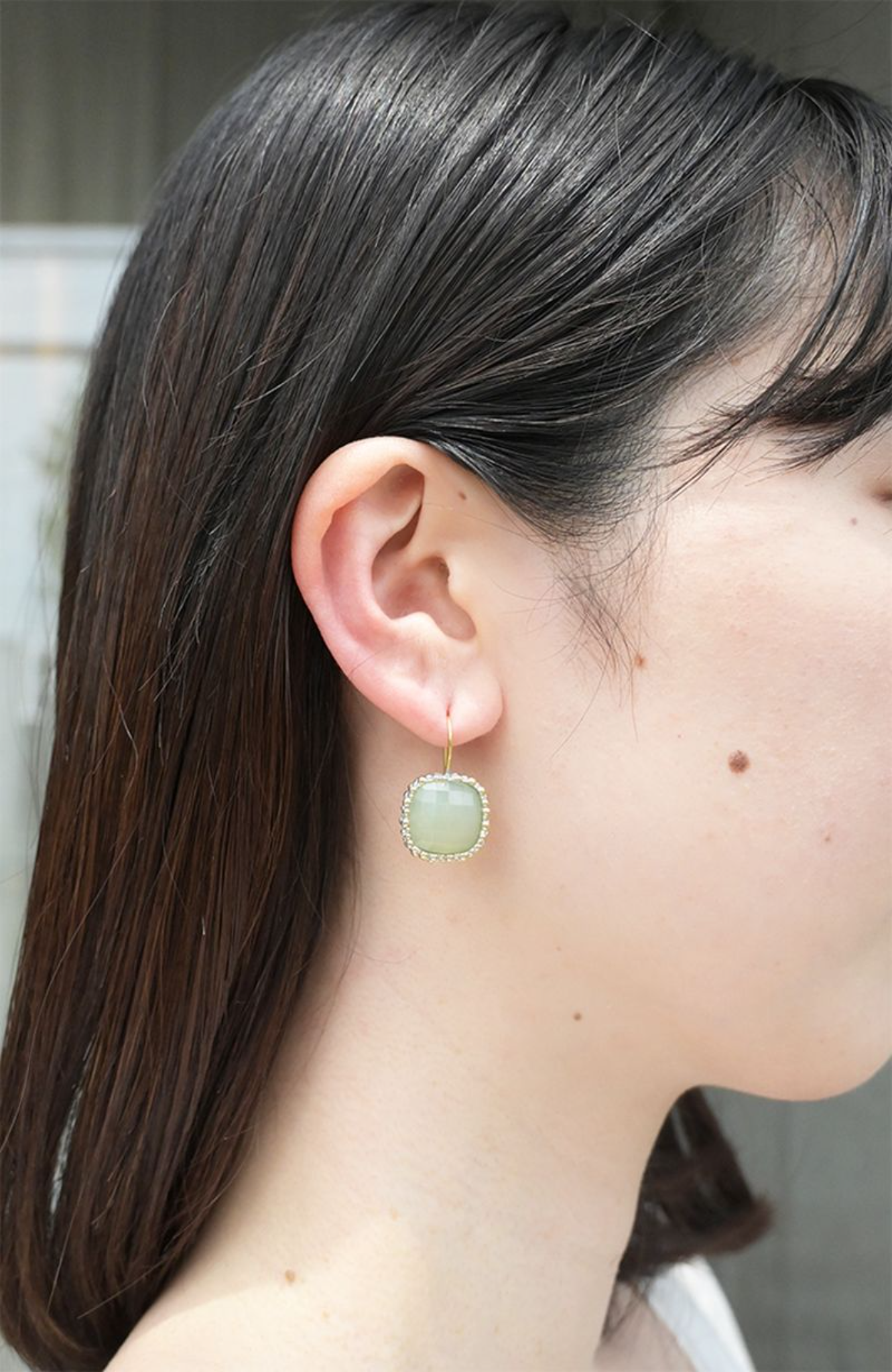 ダニエラデマルキ/Daniela de Marchi<br>Little Secret collection<br>ピアス（Pierces）［OR1239 OAG ニュージェイド］