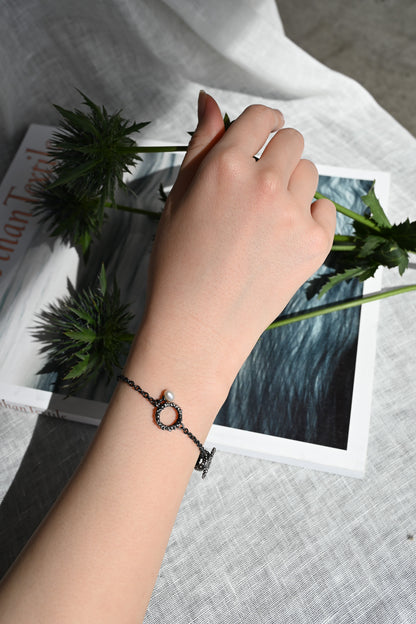 ダニエラデマルキ/Daniela de Marchi<br>ブレスレット（Bracelet）［BR3106/AGBR/パール］<br>*生産終了商品