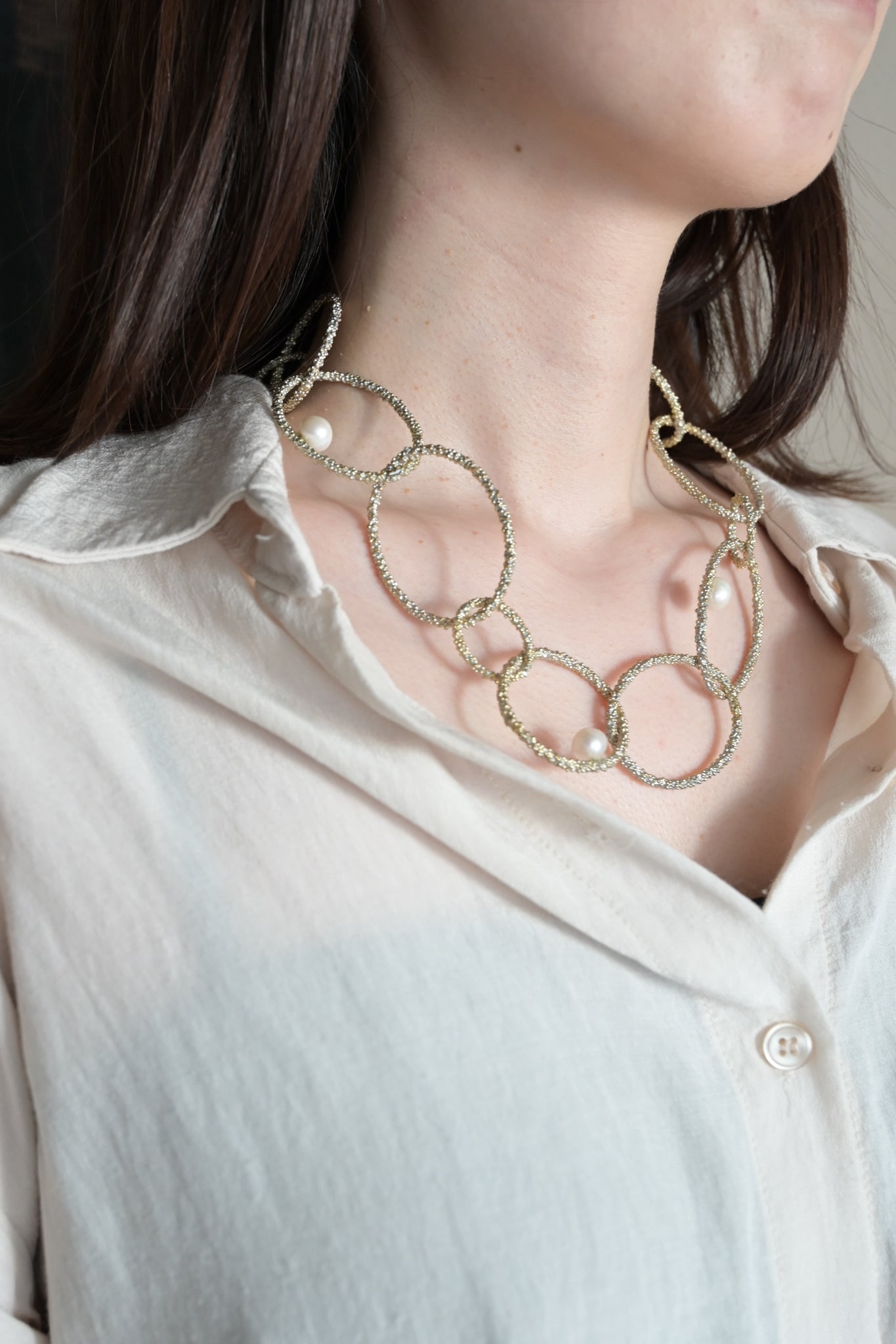 ダニエラデマルキ/Daniela de Marchi, Cosmo Collection, ネックレス（Necklace）［CL5635 OAG  パール］