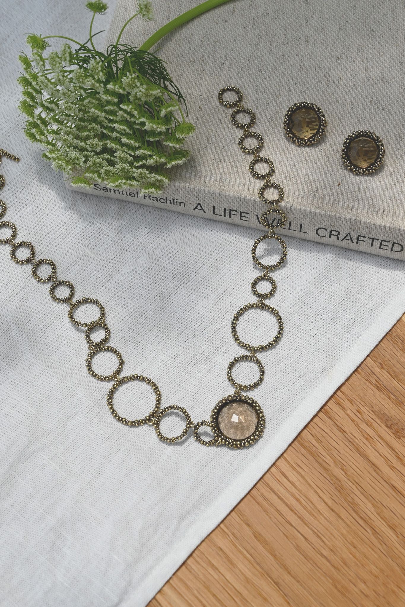 ダニエラデマルキ/Daniela de Marchi<br>Contaminazioni Collection<br>ネックレス（Necklace）［CL5465 OBR スモーキークオーツ］